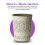 (CREAM) 9 L FLORA PAPER BIN OFFICE KITCHEN BEDROOM COLOUR 9