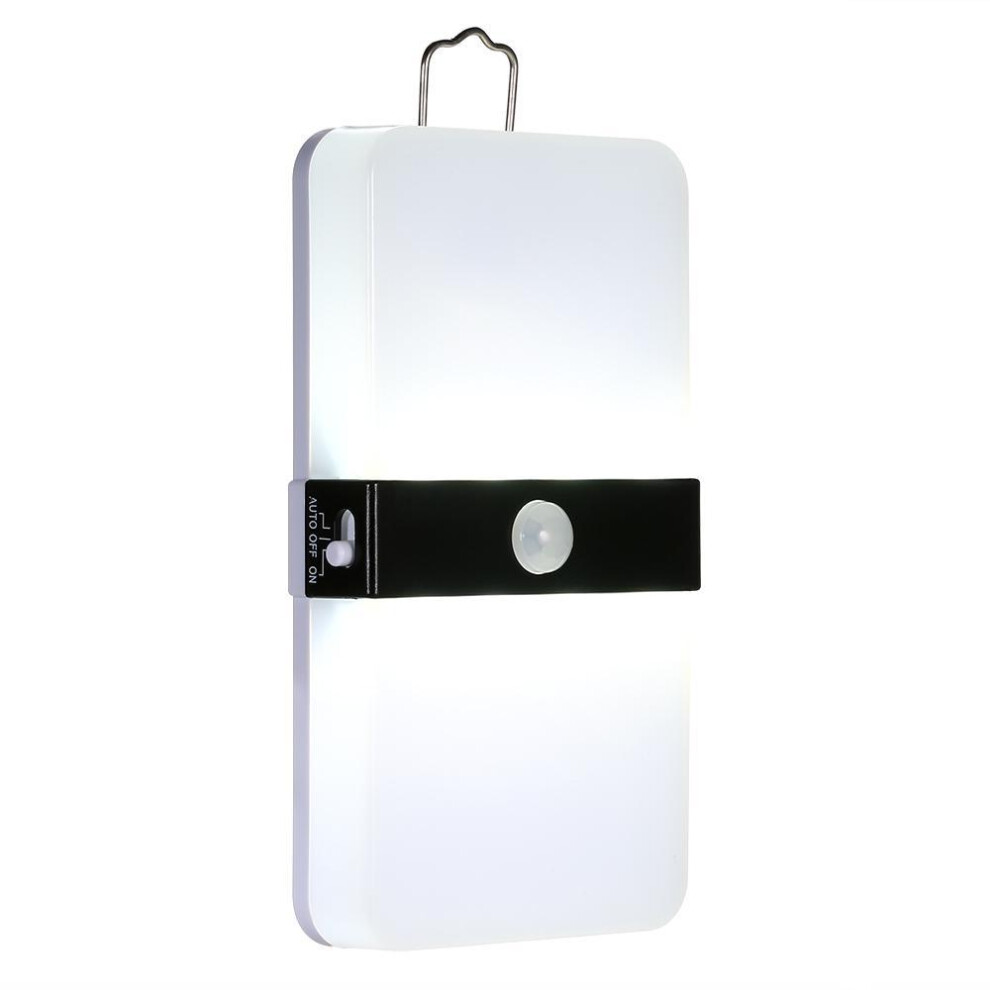 Battery Operated LED Motion Sensor Night Light Cordless Hanging Magnetic Stick-On Auto White Light