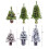 (GREEN, 4FT) Pre-Lit  Xmas Christmas Tree Artificial with LEDs 5