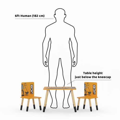 JCB Table & 2 Chairs 2