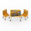 JCB Table & 2 Chairs 1