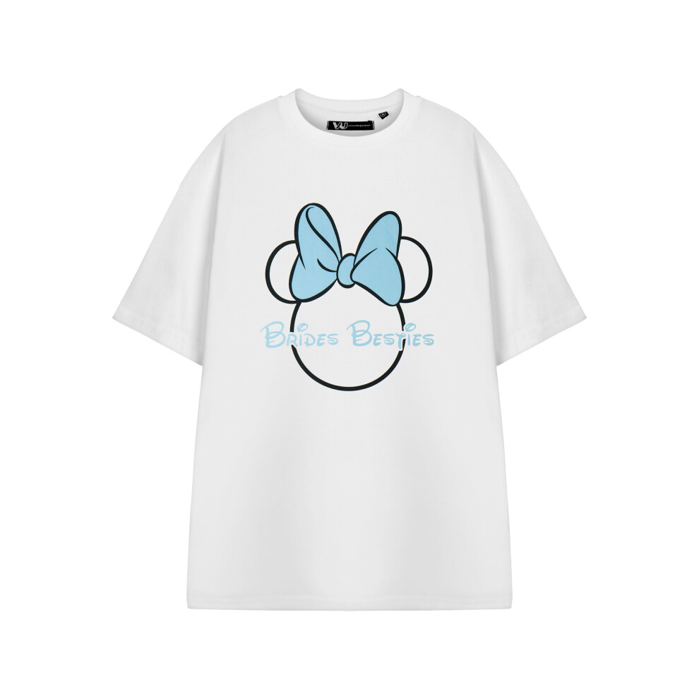 (XXX-Large) Disney Minnie Mouse Short Sleeved T-Shirt (Womens White)