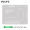 Πρότυπο Reballing για iPhone 16 Pro / 16 Pro Max Μεσαίο Στρώμα 0.12mm Relife RL-044 IPM19 2