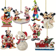 (Mickey-8pcs) 16pcs Mouse Pattern Holiday Ornaments, Princess Design Christmas Tree Decoration