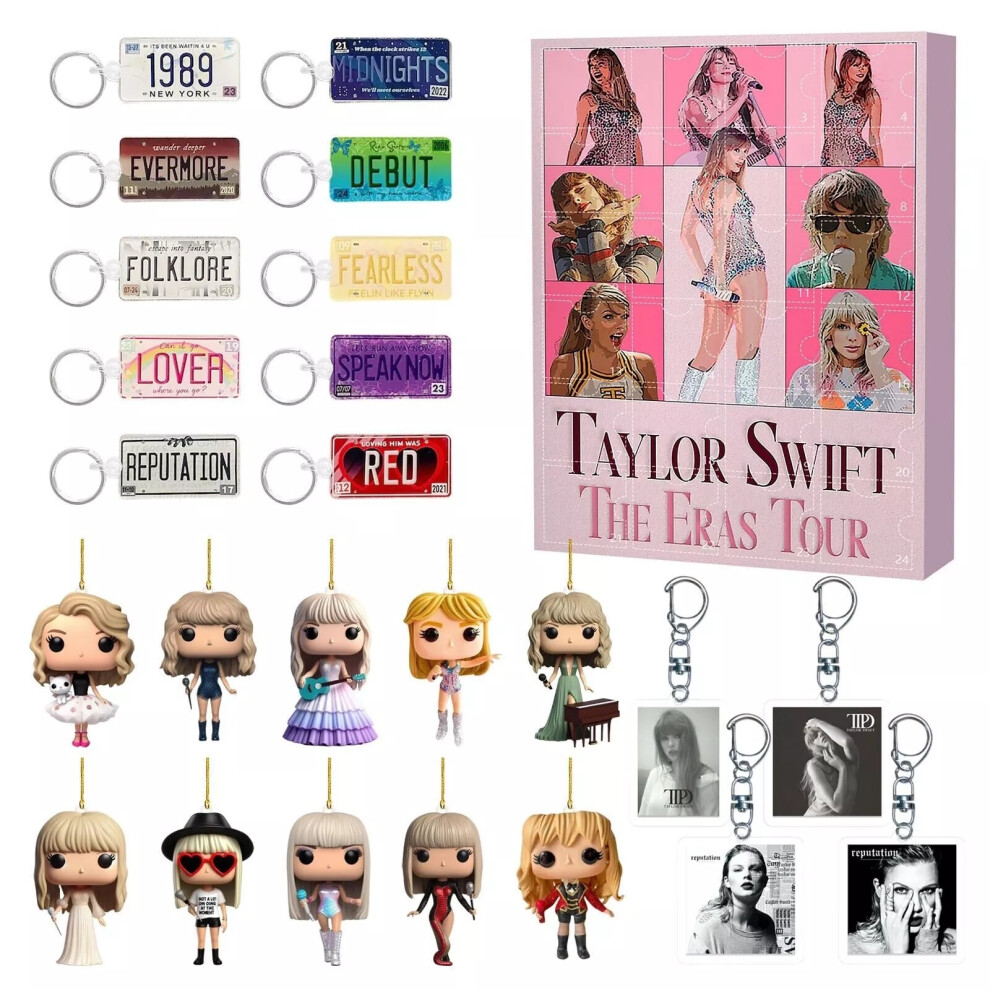 (#2) Taylor-Swift Advent Calendar 2024 Christmas Holiday Birthday Countdown Calendar~