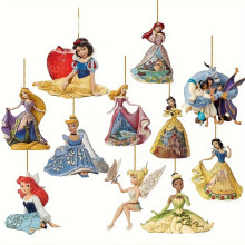 (Princess-11pcs) 16pcs Mouse Pattern Holiday Ornaments, Princess Design Christmas Tree Decoration