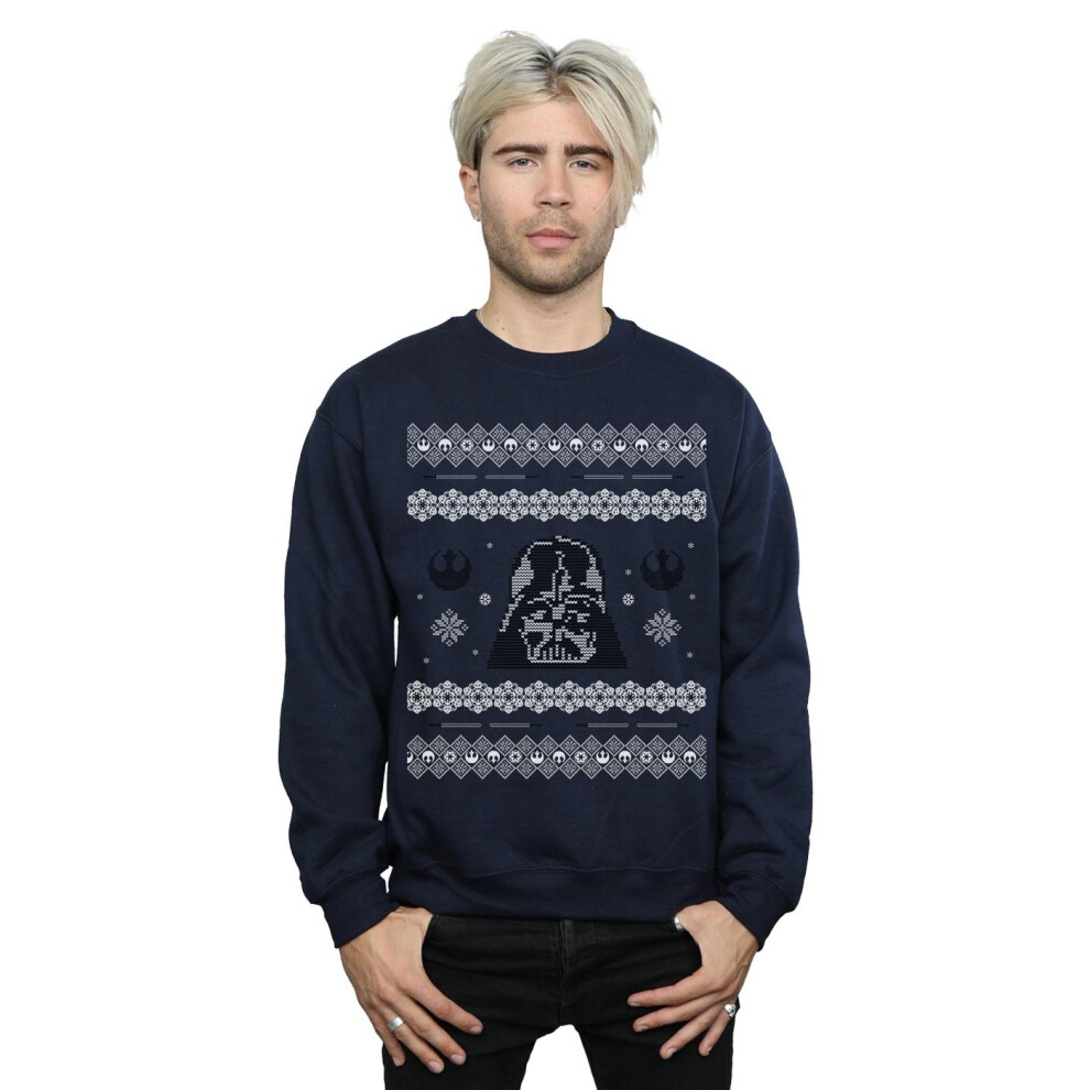 Christmas Darth Vader Fair Isle Sweatshirt