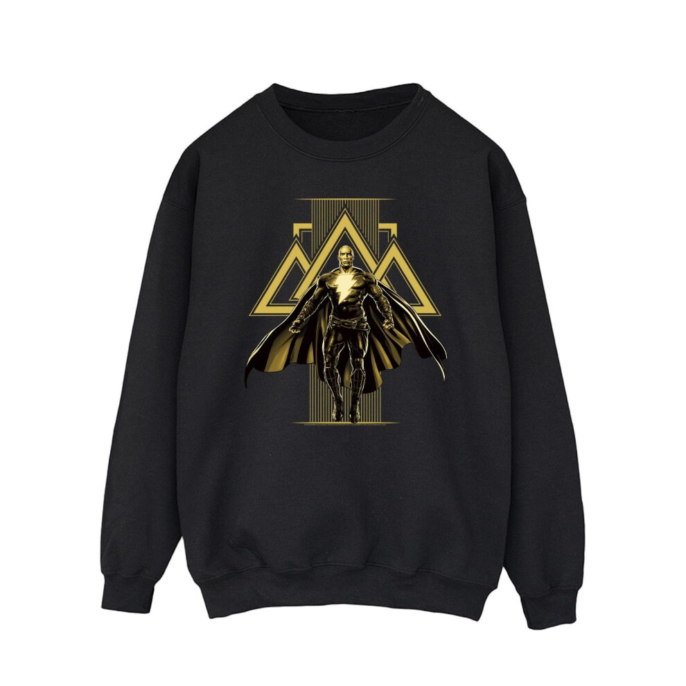 Black Adam Rising Golden Symbols Sweatshirt