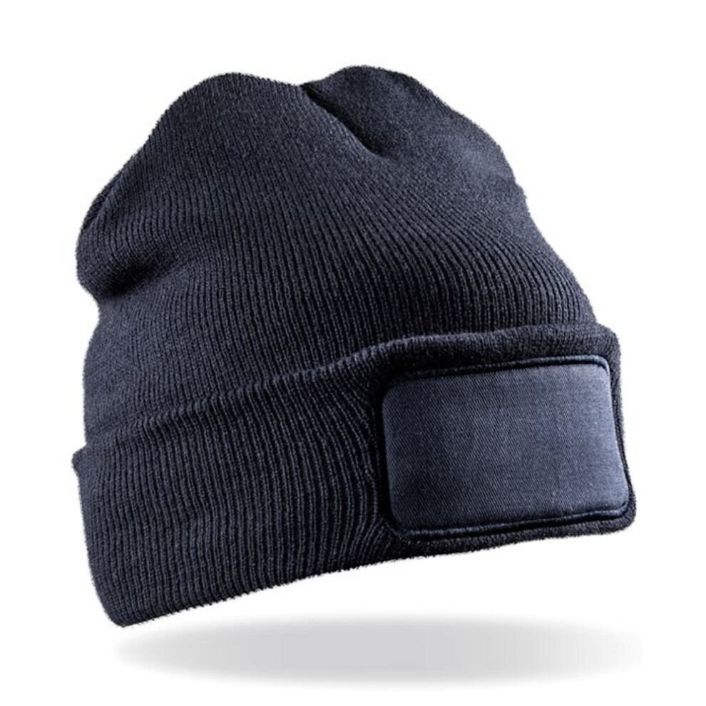 Result Genuine Recycled Unisex Adult Double Knit Beanie