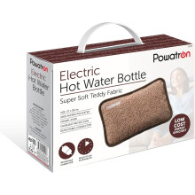 Rechargeable Electric Hot Water Bottle - Teddy Fabric - 2069