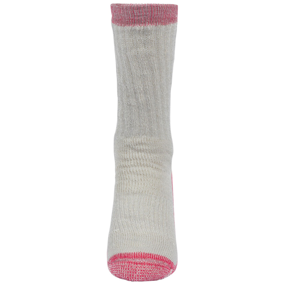 (3/6 UK, Grey Marl) Trespass Womens/Ladies Springing DLX Trekking Socks