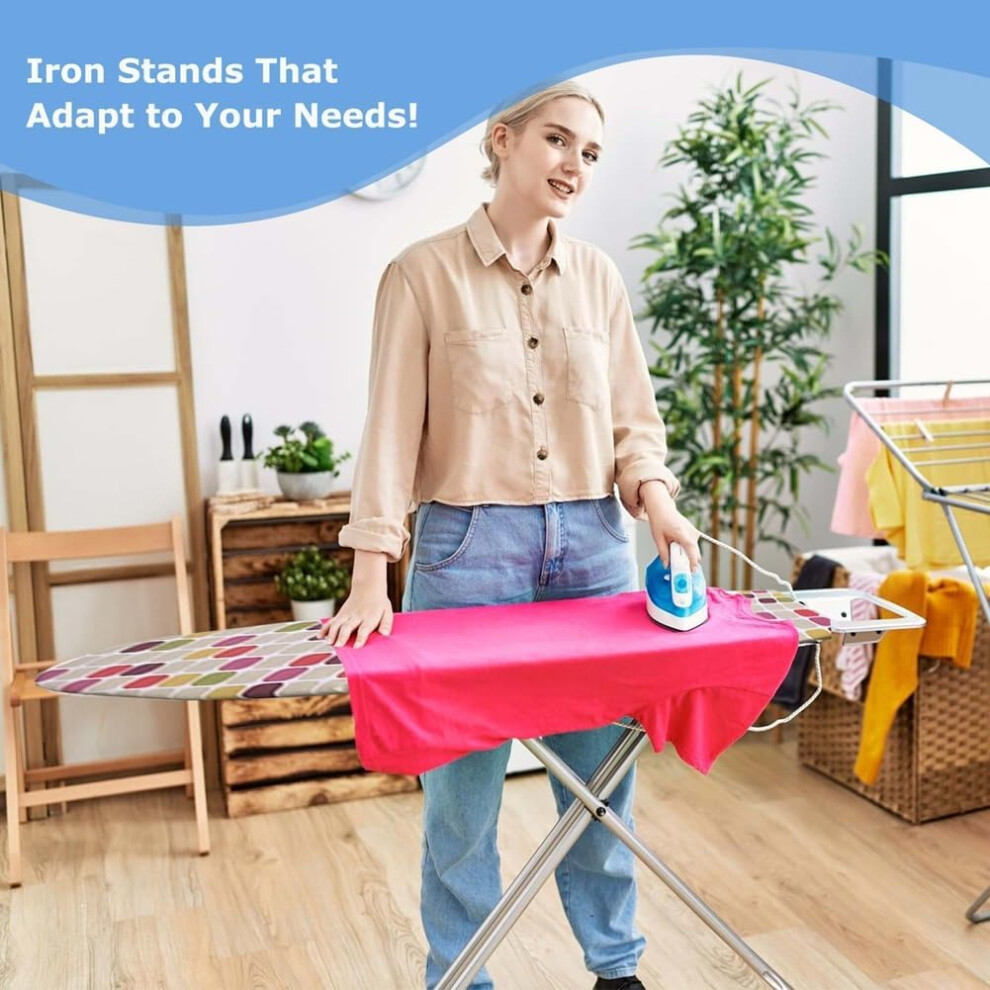 Homion (Large 34 X 110 Cm) Ironing Board Lightweight Folding Iron Rest