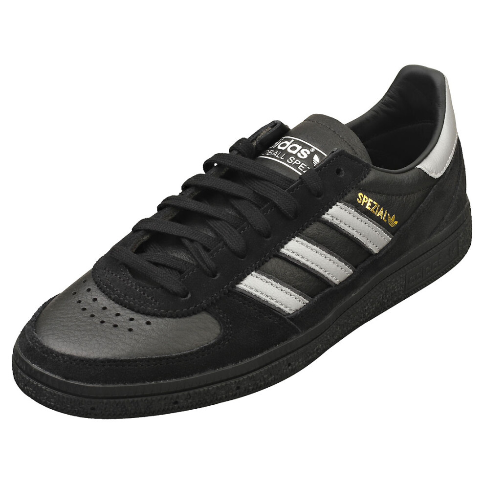 (8) adidas Handball Spezial Mens Casual Trainers in Black Silver