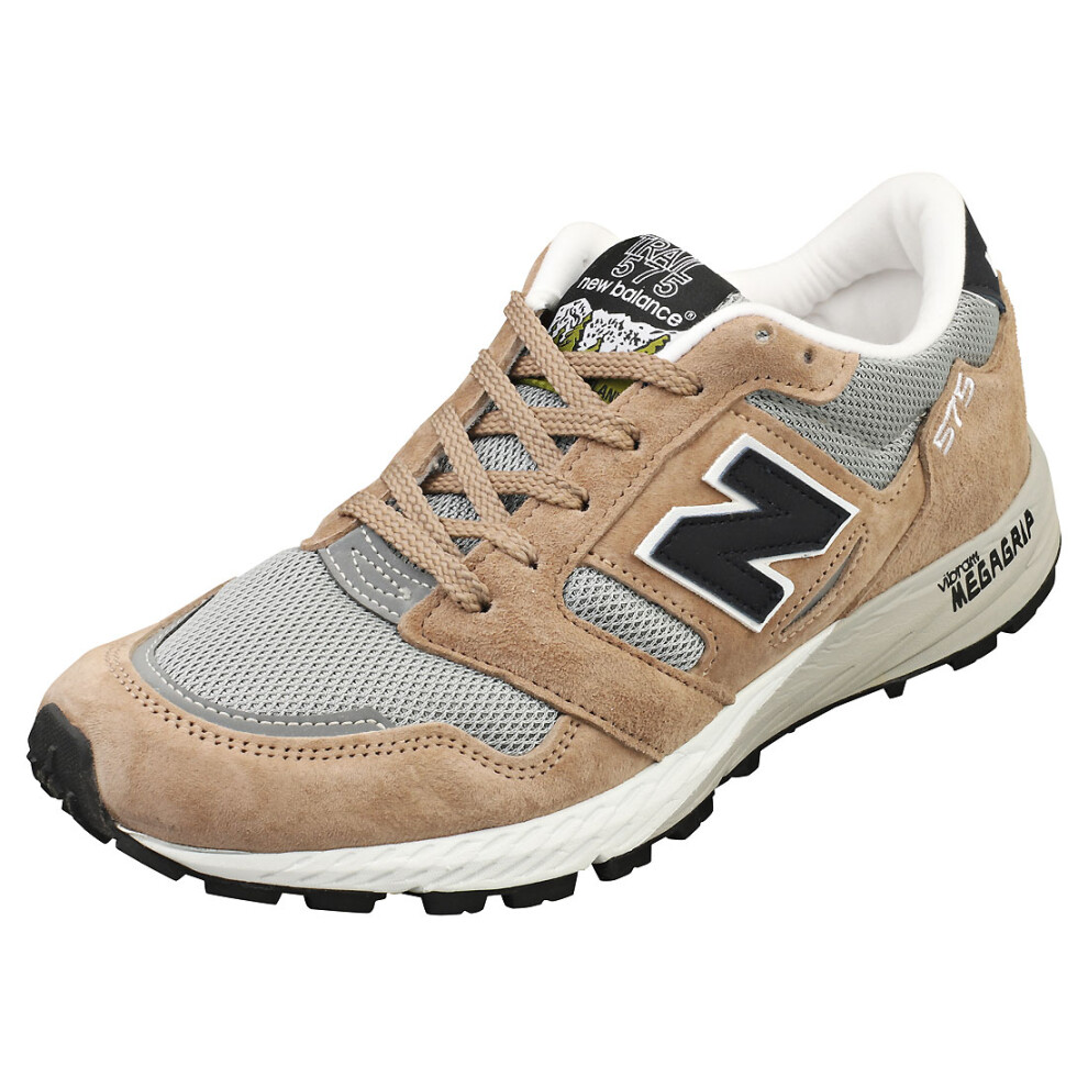 (8) New Balance 575 Made In England Mens Casual Trainers in Brown Grey