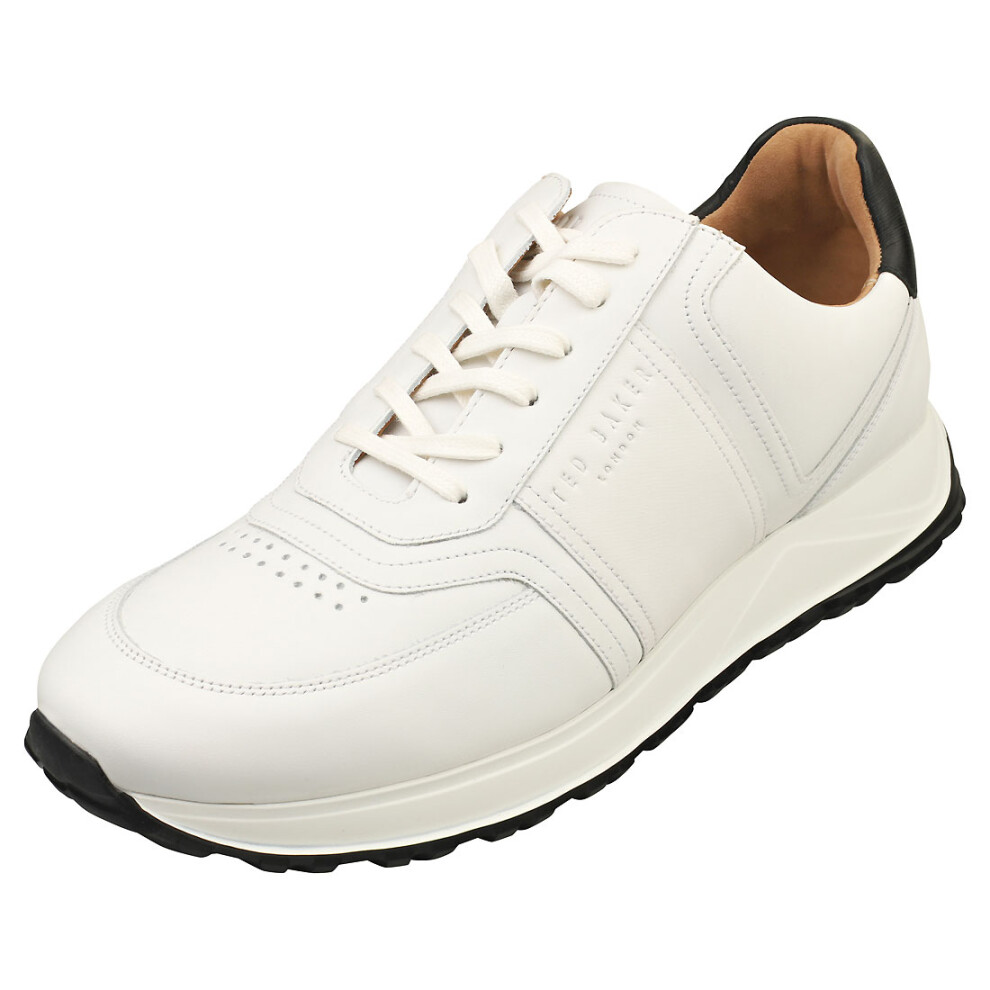 (7) Ted Baker Fraine Mens Fashion Trainers in White