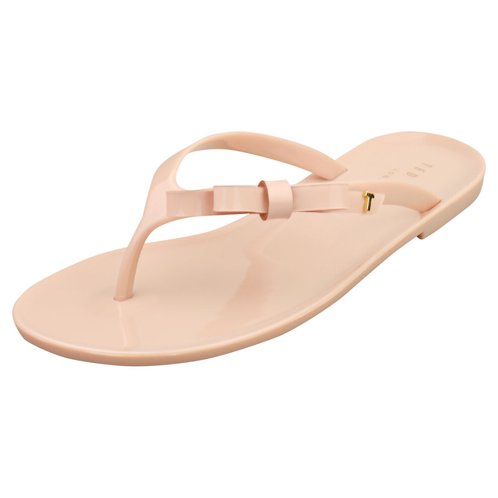 (4) Ted Baker Jassey-bow Womens Flip Flop Sandals in Dusky Pink