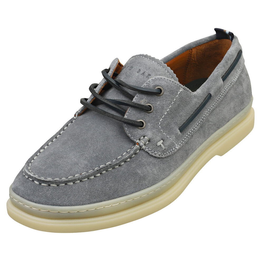 (9) Ted Baker Cromerr Mens Boat Shoes in Grey