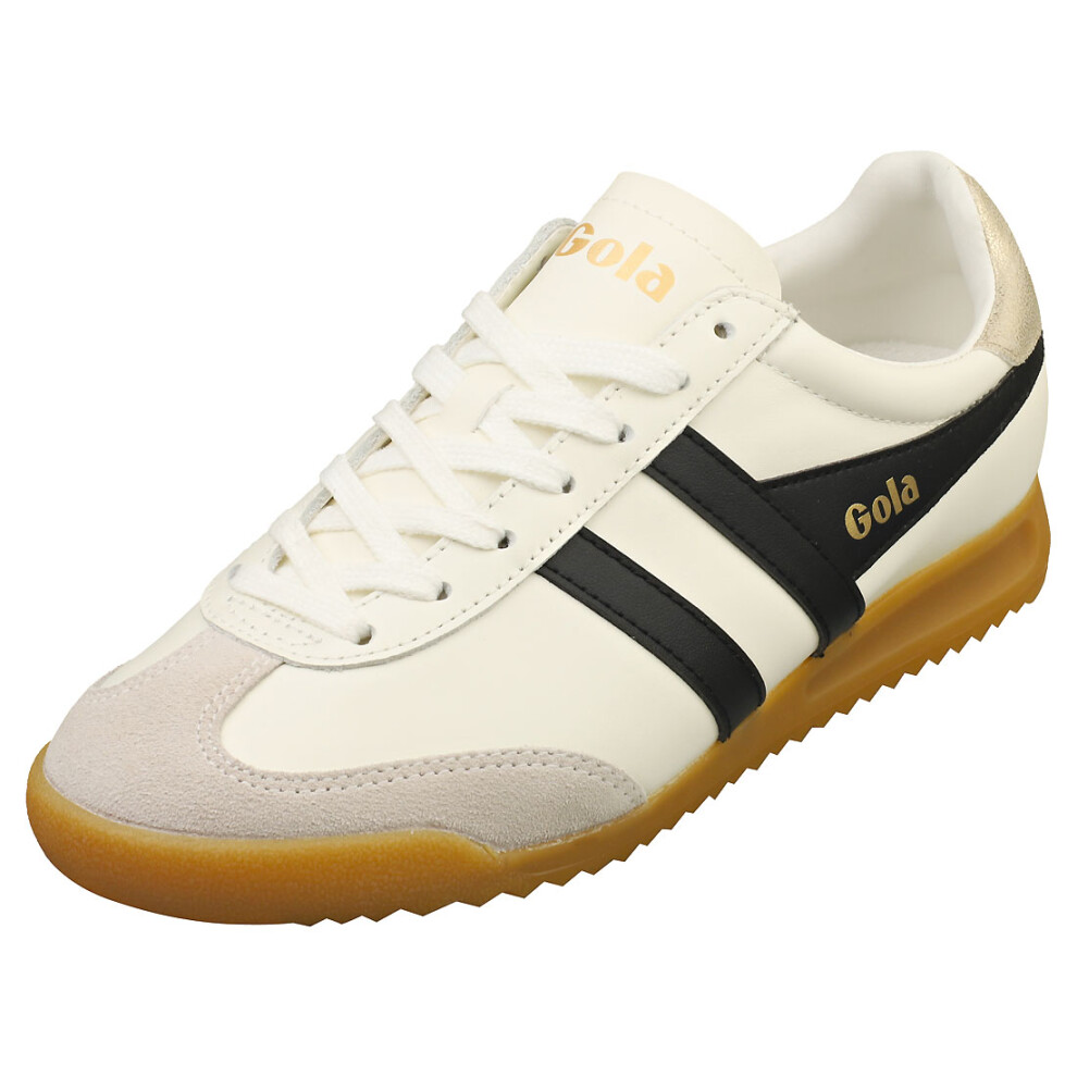 (3) Gola Torpedo Womens Casual Trainers in Off White Black