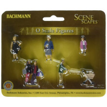 Bachmann tr?ner scenescapes spadserende mennesker miniatyrfigurer (5 stykke)