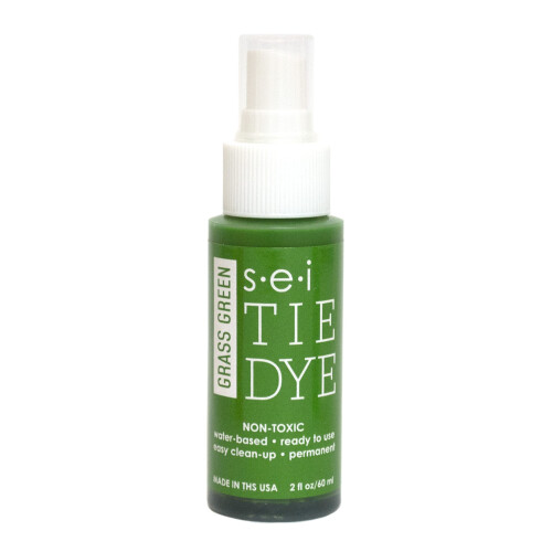 S.E.I. Πράσινο Tie Dye Spray Μπουκάλι: 2oz. Μη τοξική βαφή υφασμάτων, Έτοιμο προς χρήση