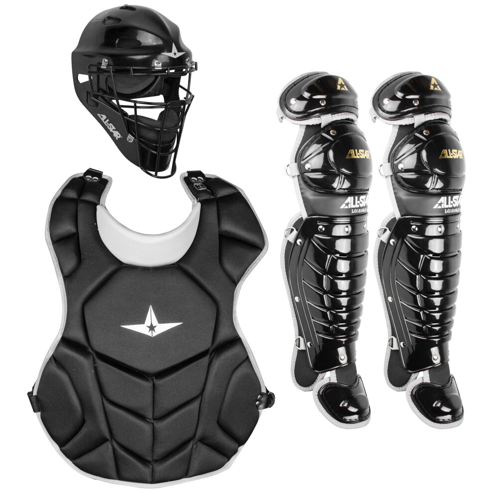 All Star League Series NOCSAE Certified Youth Catcher's Gear Set - Ages 7-9