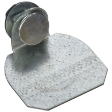 MARCAS NACIONALES/SPECTRUM HHI N193-839 Tapa de extremo de riel galvanizada