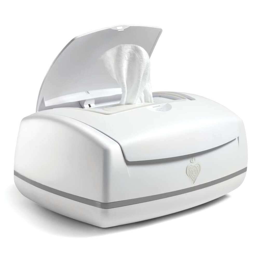 Prince Lionheart Premium Wipes Warmer, Nursery Essential, Includes the everFRESH Pillow System That Prevents Dry Out, Integrated Night Light for Nigh