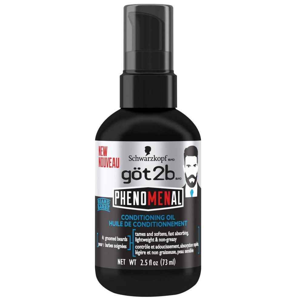 Got2B PhenoMENal Beard Conditioning Oil, 2.5 Ounce