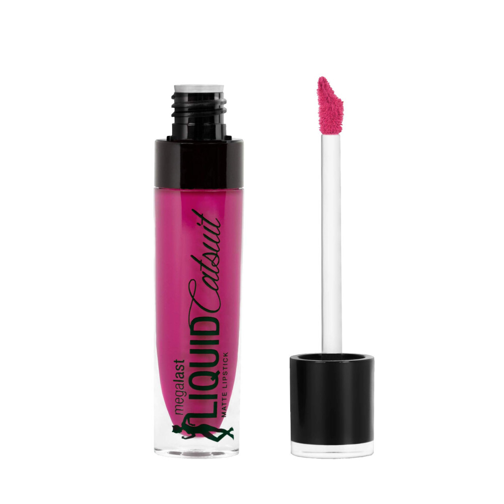 Wet n Wild MegaLast Liquid catsuit Matte Lipstick - Nice To Fuchsia, 021 Ounce (Pack of 1), 927B