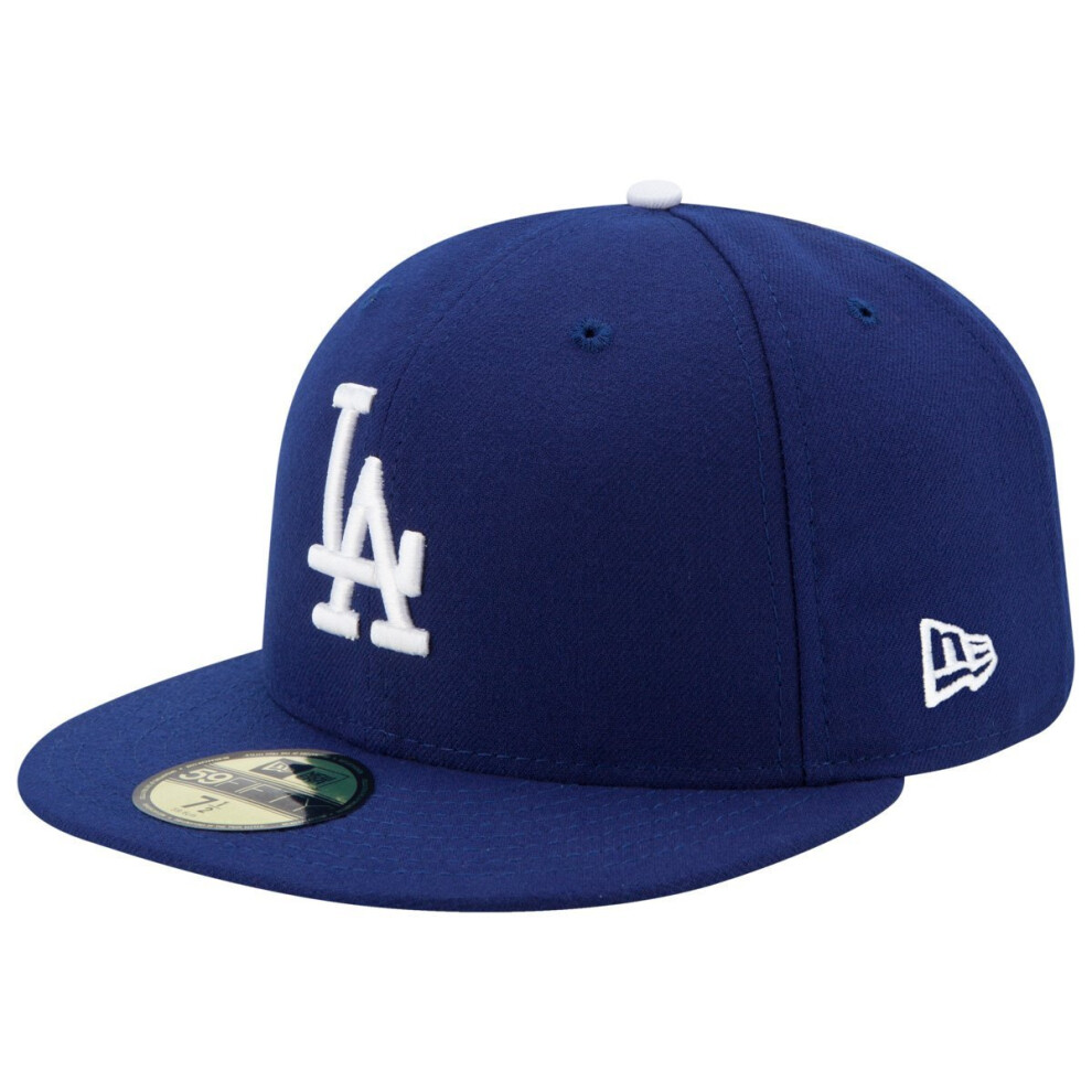 New Era 59FIFTY Los Angeles Dodgers MLB 2017 Authentic collection On Field game Fitted cap Size 8