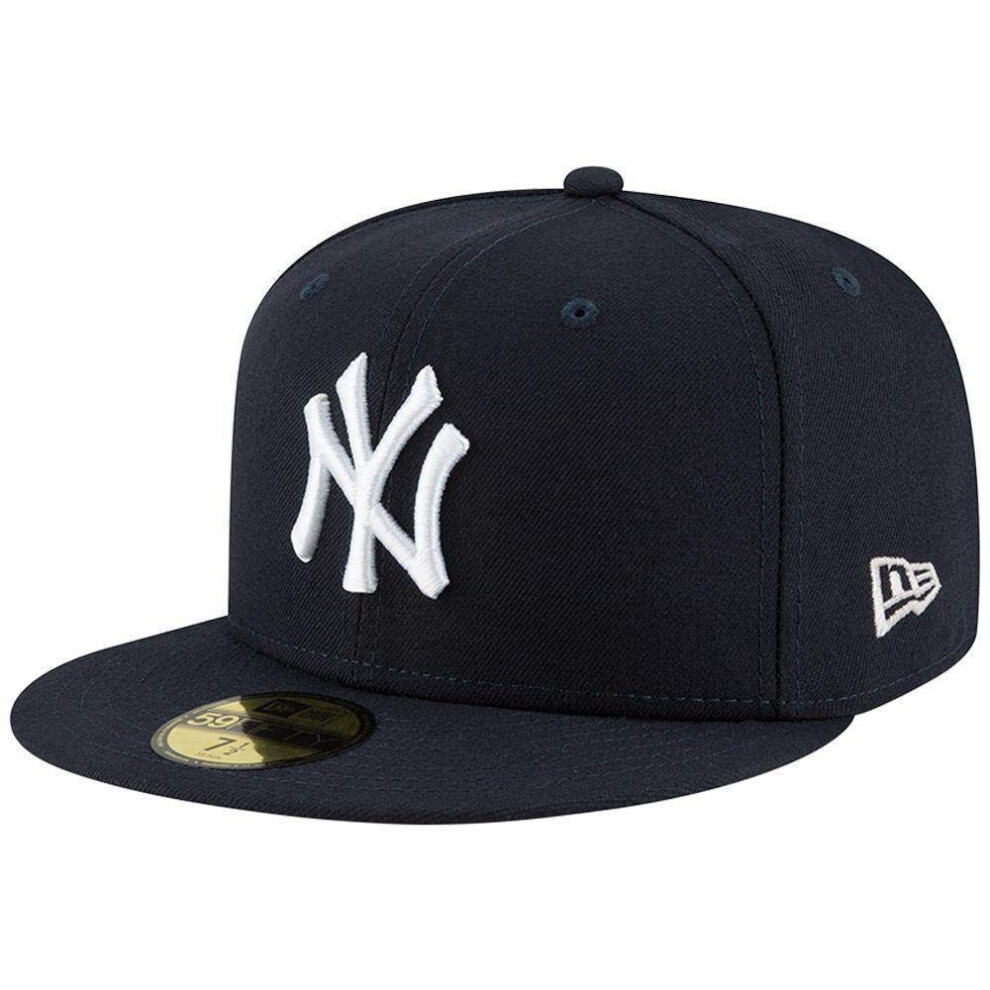 New Era Mens New York Yankees MLB Authentic Collection 59FIFTY Cap, Size 8 1/4