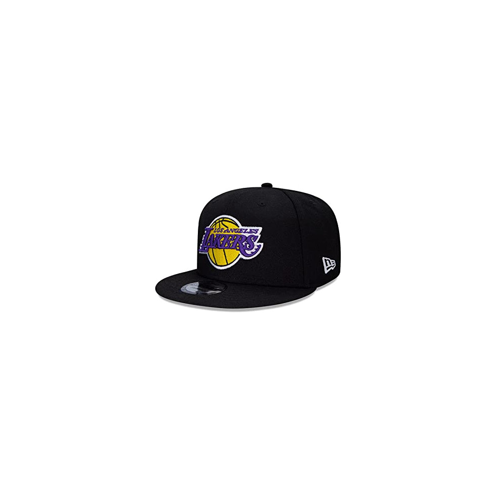 NBA Los Angeles Lakers Men's 9Fifty Team Color Basic Snapback Cap, One Size, Black