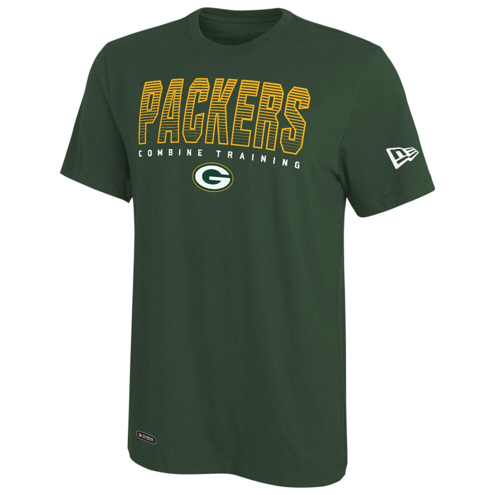 New Era NFL Team Apparel Men's T-Shirt (Large, Green Bay Packers)