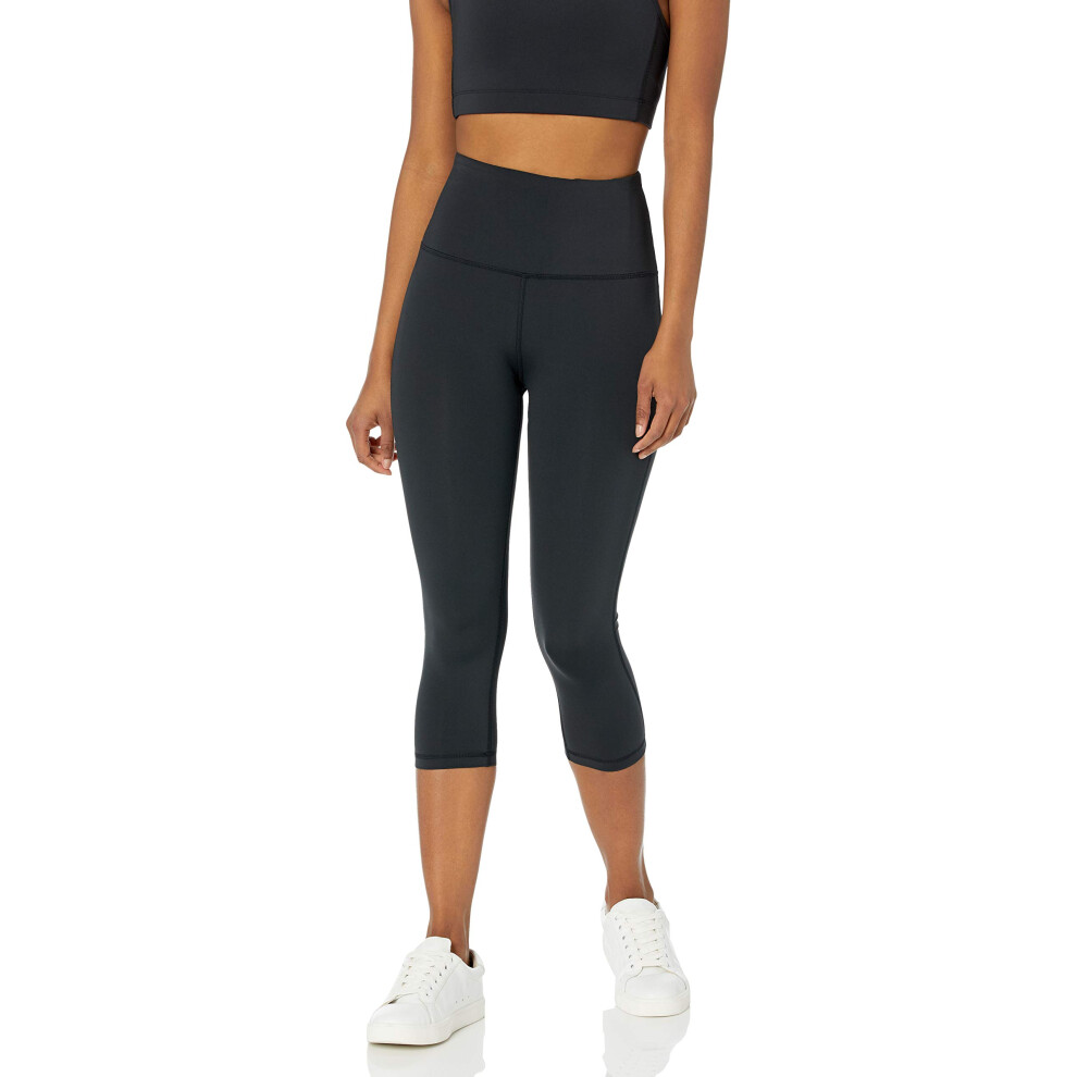 Women's Active Sculpt High Rise Capri Legging (Available in Plus Size), Black, Small