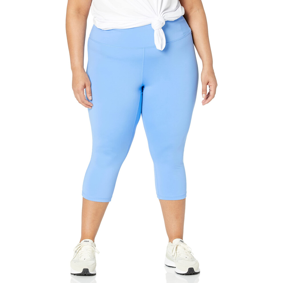 Women's Active Sculpt High Rise Capri Legging (Available in Plus Size), French Blue, XX-Large