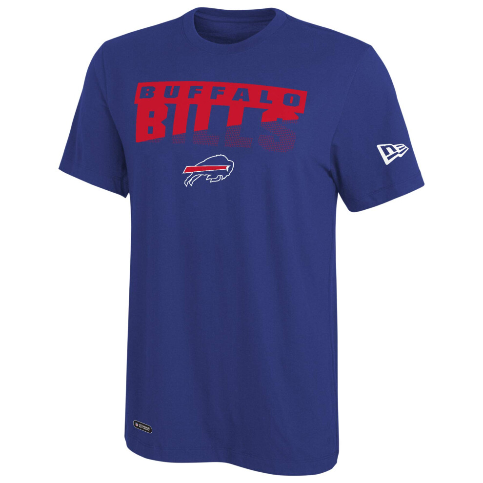 New Era NFL Men's Scoreboard Dri-Tek Short Sleeve Tee, Buffalo Bills XX-Large