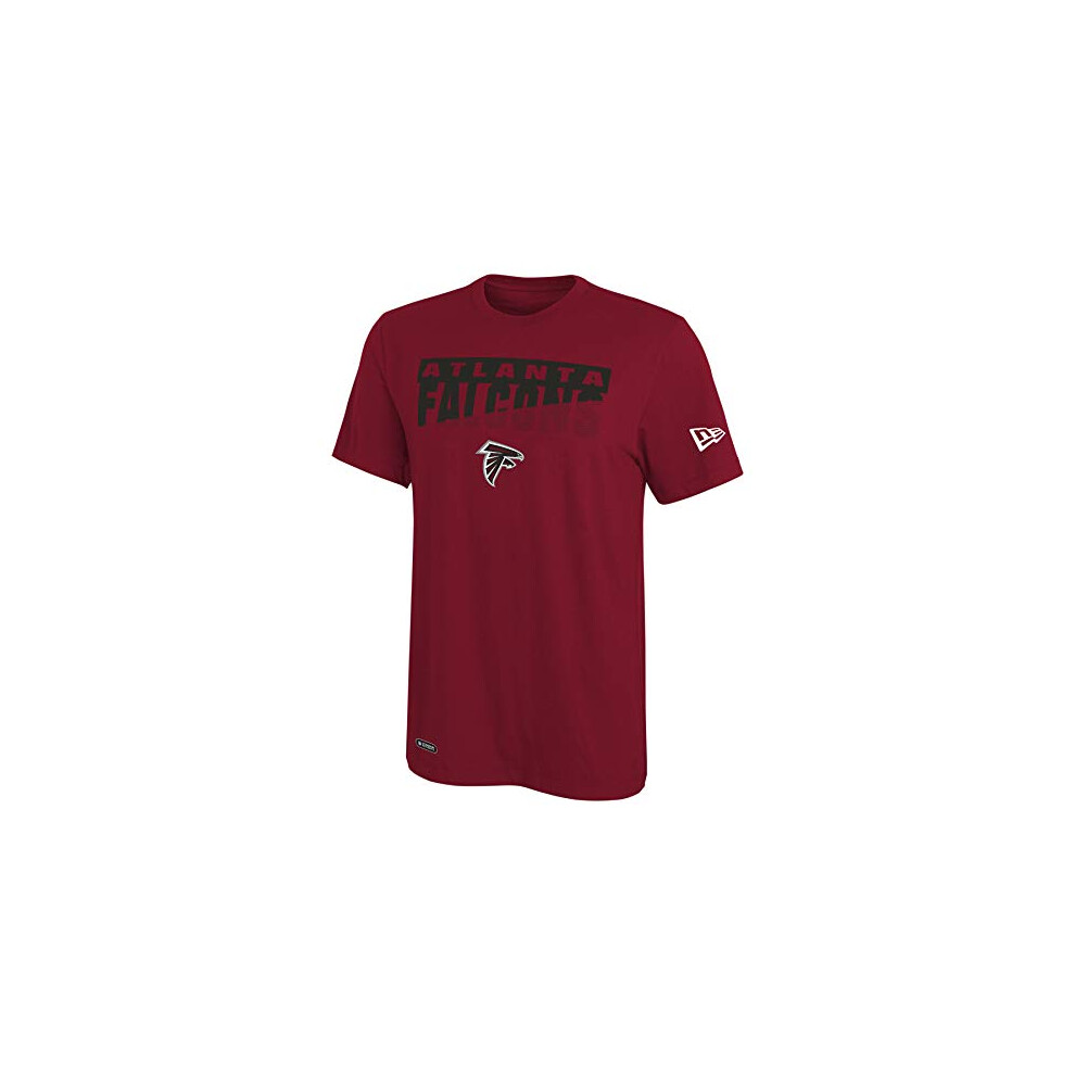 New Era NFL Men's Scoreboard Dri-Tek Short Sleeve Tee, Atlanta Falcons X-Large