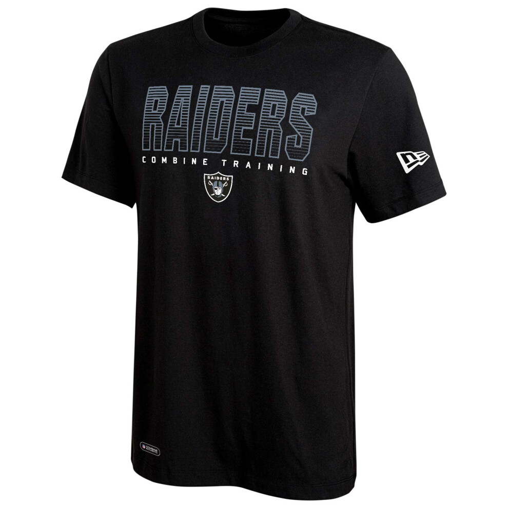 New Era NFL Men's Team Pride Dri-Tek Short Sleeve T-Shirt, Las Vegas Raiders, Medium