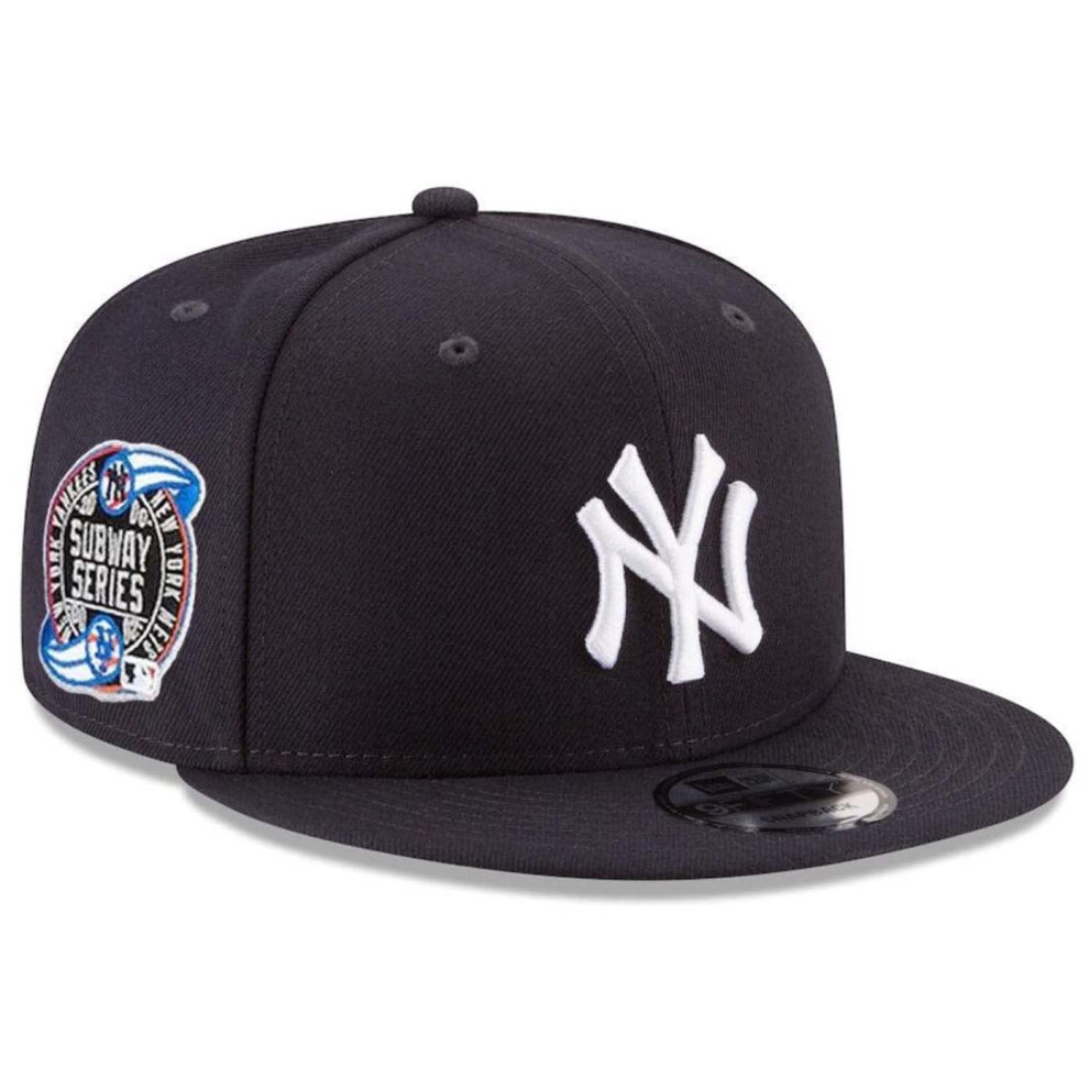 New Era New York Yankees Exclusive Selection 9FIFTY Snapback Adjustable Hat cap- OSFM (Side Patch Subway Series)