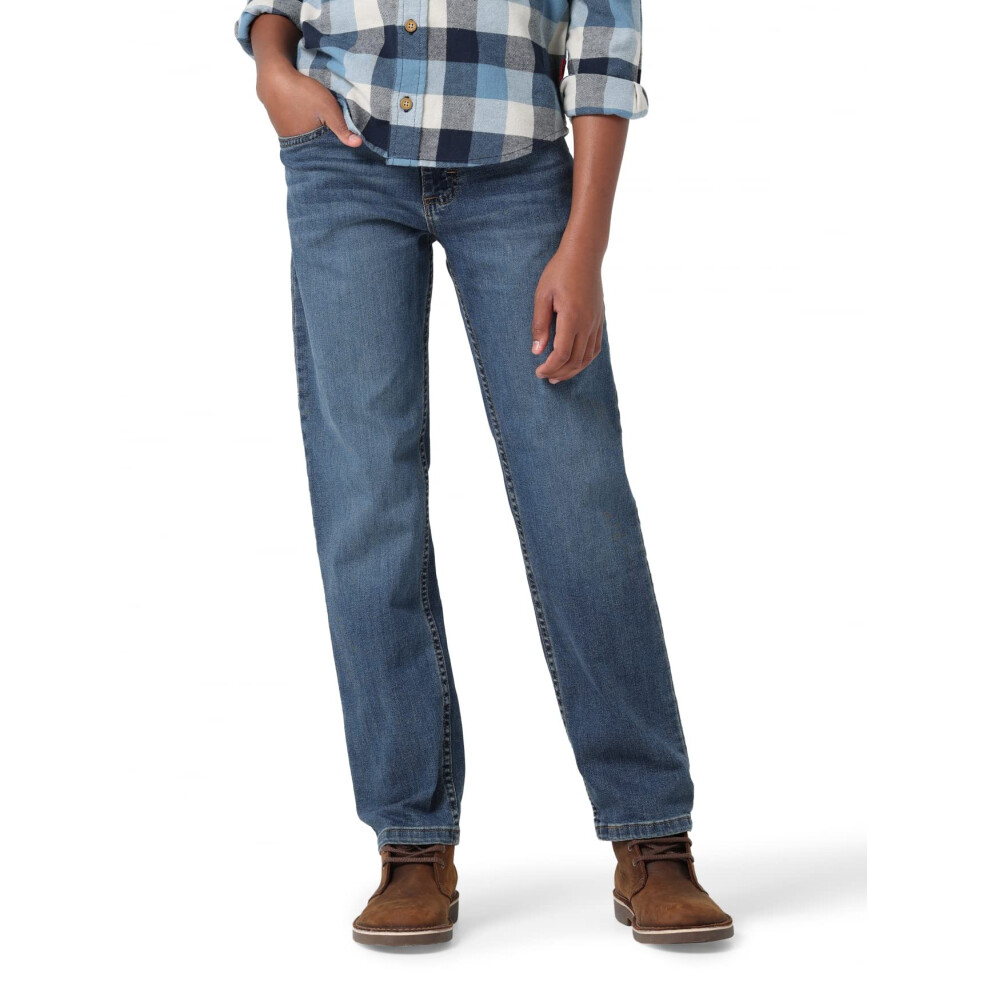 Wrangler Boys Straight Fit Jean, Tumbler, 8