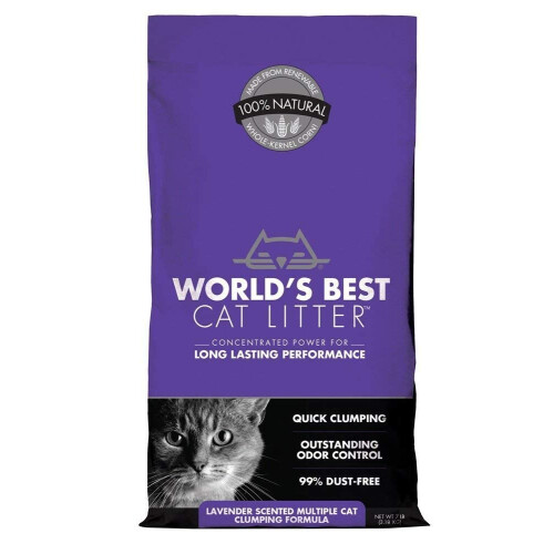 World's Best Cat Litter Λαβαντέλα Σαφής Συσκευασία 7 Λιβρών