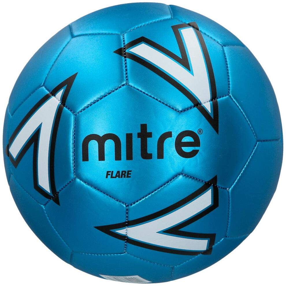 Mitre Flare Youth Soccer Ball, BlueWhite, Size Mini