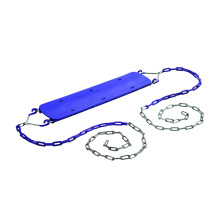 Schommelstoel voor beginners met kettingen | Paars | Capaciteit van 115 pond | 58"" verzinkte ketting met vinylcoating | Eenvoudige montage en install