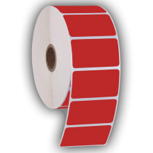 2,25"" x 1,25"" suoral mp rei'itetyt tarrat viivakoodien osoitel hetyksille - yhteensopiva Zebra Rollo Godexin ja muiden kanssa (PUNAINEN 6 rullaa)