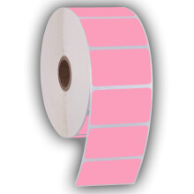 2,25"" x 1,25"" suoral mp rei'itetyt tarrat viivakoodien osoitel hetyksille - yhteensopiva Zebra Rollo Godexin ja muiden kanssa (vaaleanpunainen 6