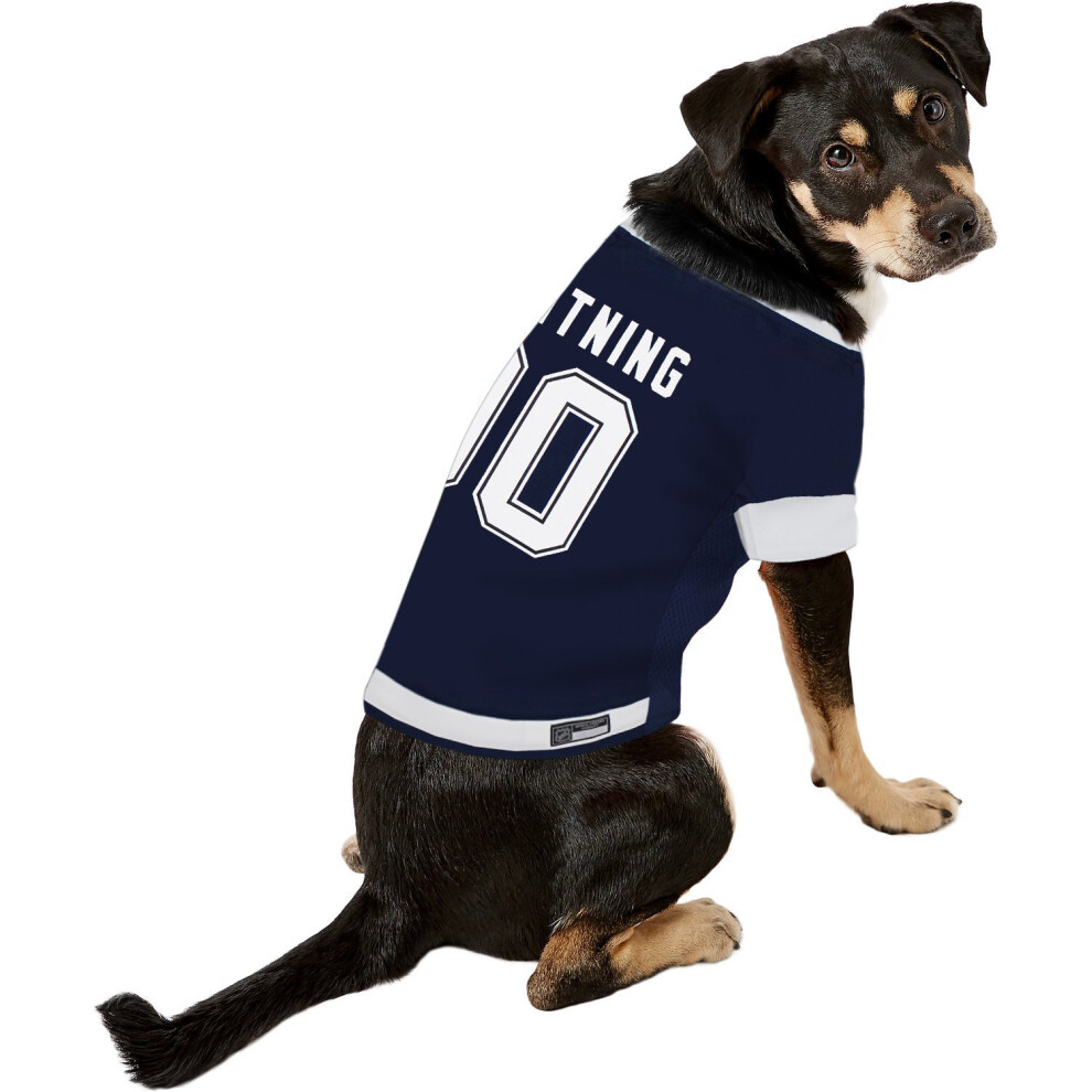 Photos - Dog Clothing Pets First NHL Tampa Bay Lightning Jersey for Dogs & Cats, Medium. - Let Your Pet Be A Real NHL Fan! LTG-4006-MD 