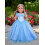 Vestido Azul - Conjunto de 2 Peças - Vestido Azul, Sapatilhas Prateadas - Roupa para Boneca de 18 polegadas 4