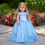 Vestido Azul - Conjunto de 2 Peças - Vestido Azul, Sapatilhas Prateadas - Roupa para Boneca de 18 polegadas 2