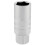 Draper Draper 16776 3/8" Square Drive 12mm Thread 6 Point Satin Chrome Spark Plug Socket (18mm Socket) 2