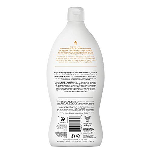 ATTITUDE, Spülmittel, Zitrusfruchtschale, 23,7 fl oz (700 ml) 1